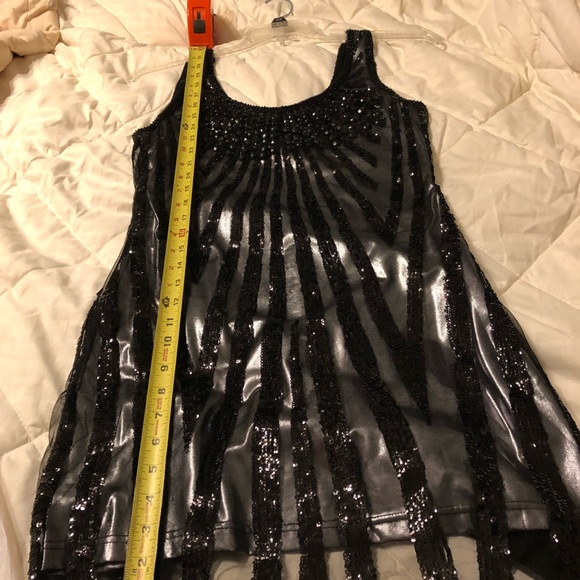 Black sequin tank dress - Picture 7 of 10